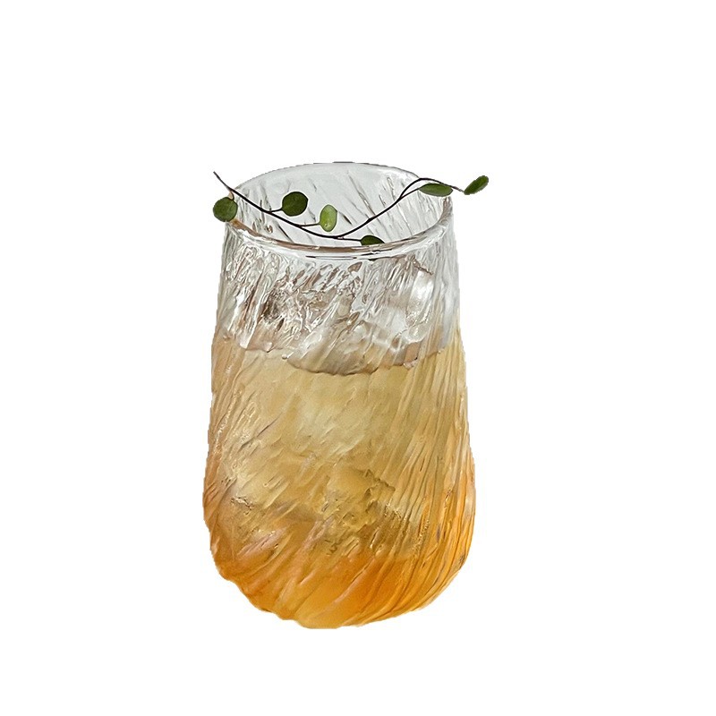 மினிமலிஸ்ட், வெளிப்படையான, உயர்தர கண்ணாடி காபி கோப்பை